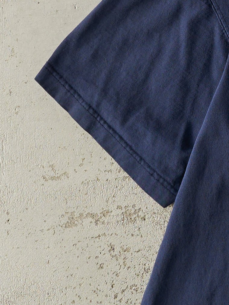 Vintage Y2K Navy Blue New York Giants Tee (L) - Image 3