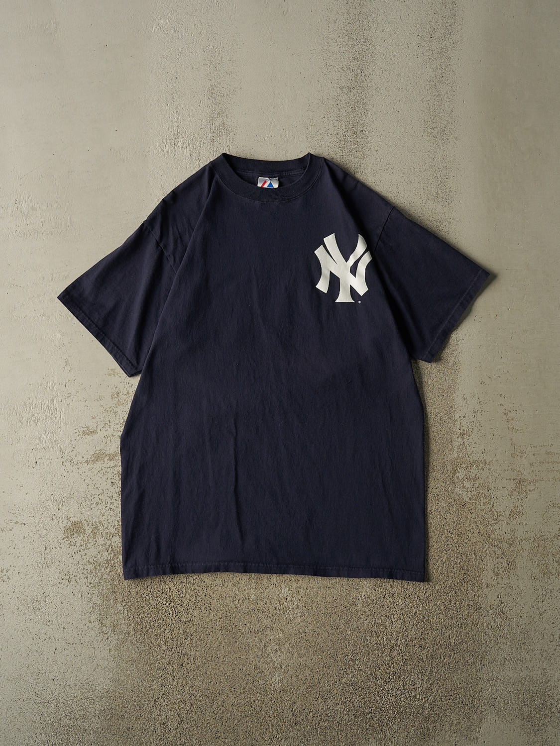 Vintage Y2K Navy Blue New York Yankees #42 Rivera Tee (XL/XXL)