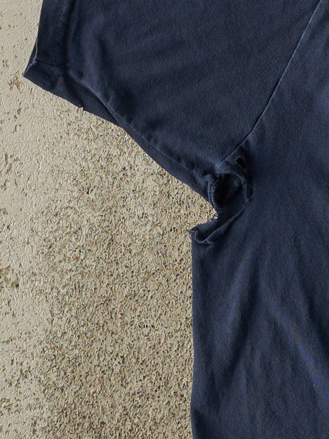 Vintage Y2K Navy Blue Nike Air Tee (XL) - Image 5