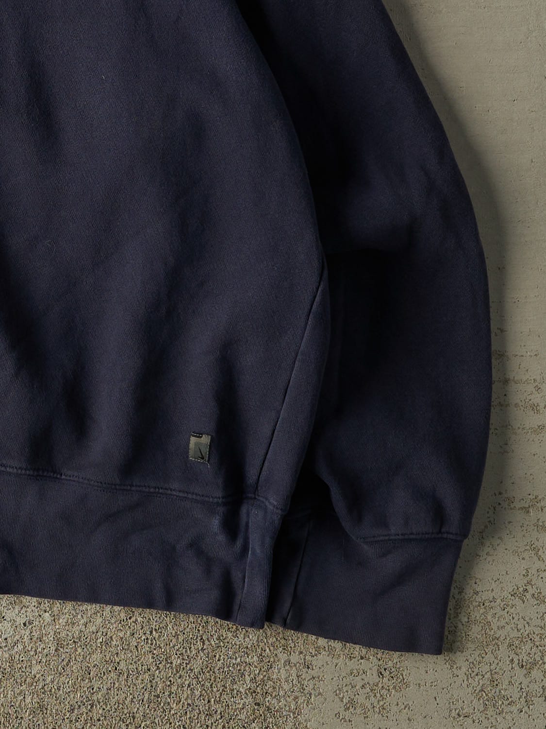 Vintage Y2K Navy Blue Nike Blank Crewneck (L/XL) - Image 3
