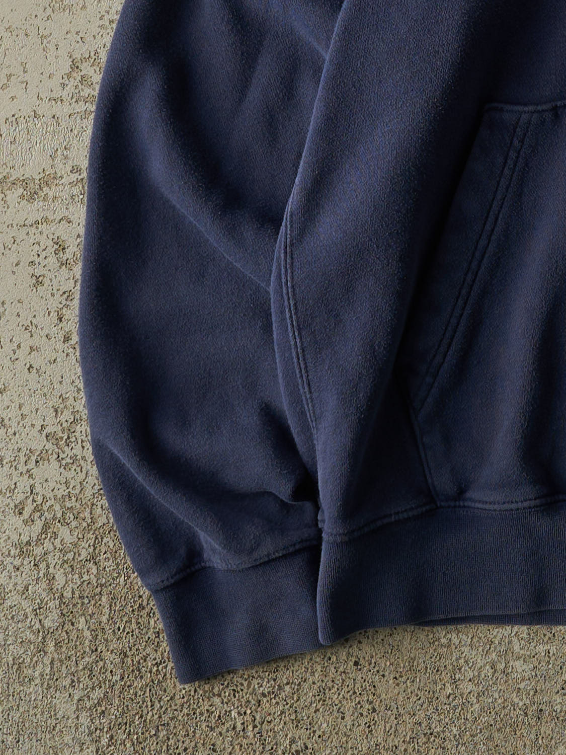 Vintage Y2K Navy Blue Nike Embroidered Hoodie (M/L) - Image 3