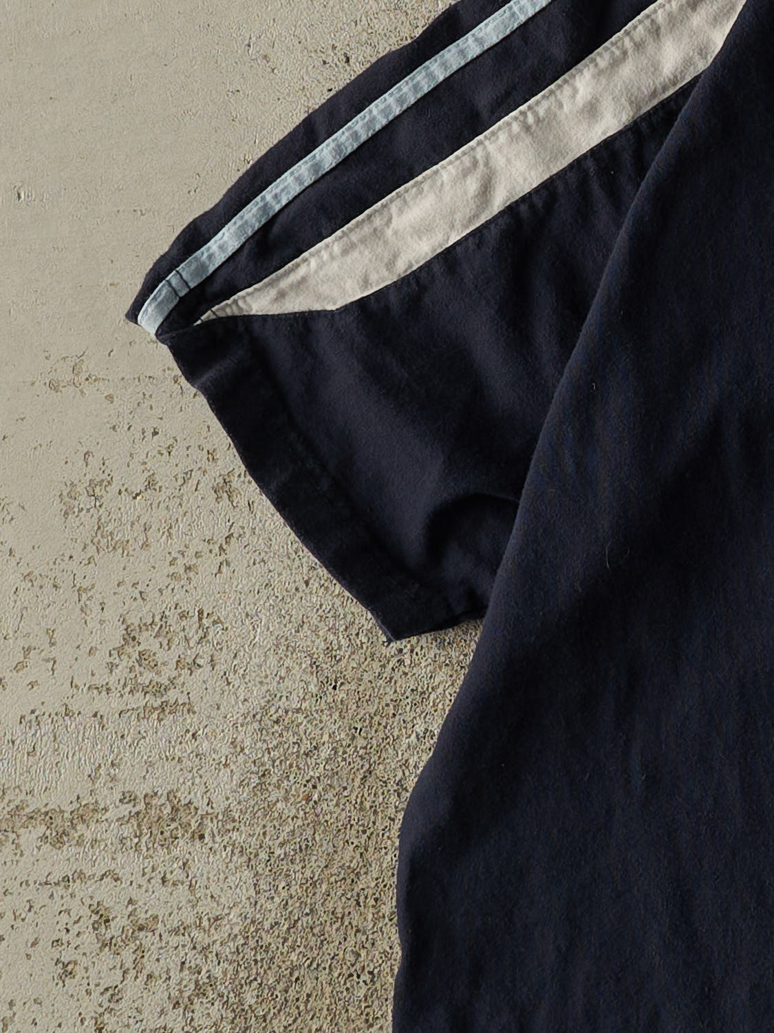 Vintage Y2K Navy Blue Nike Embroidered Tee (S/M) - Image 3