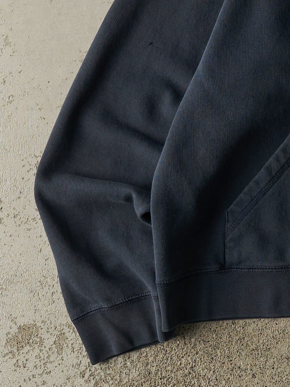 Vintage Y2K Navy Blue Nike Embroidered Zip Up Hoodie (XS/S) - Image 3