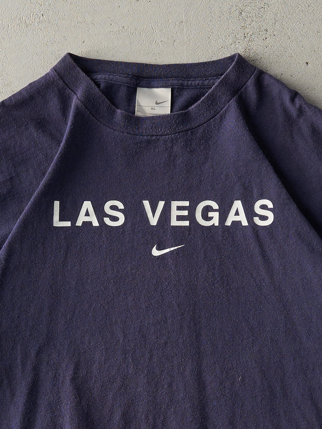 Vintage Y2K Navy Blue Nike Las Vegas Tee (L) - Image 2