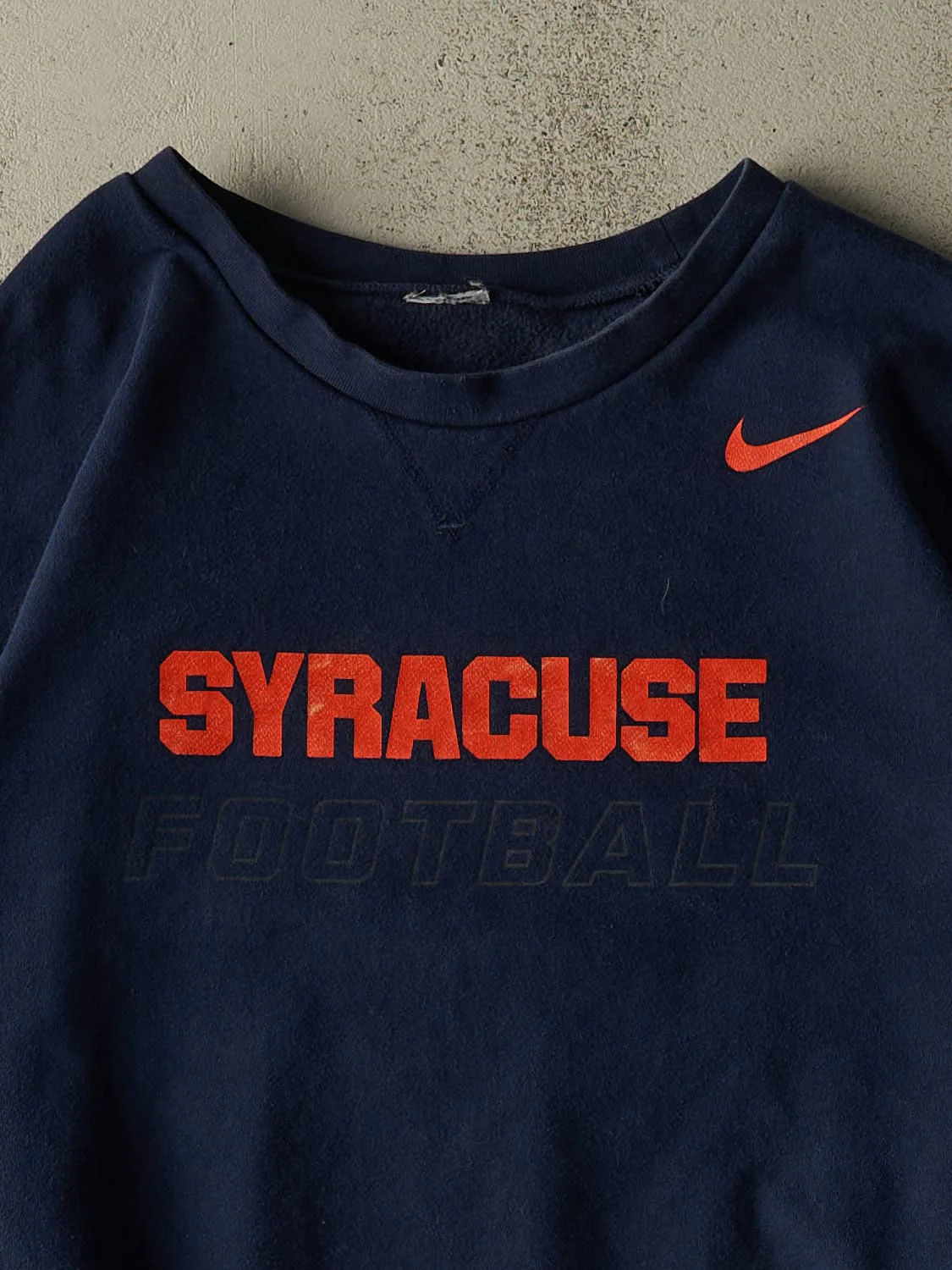 Vintage Y2K Navy Blue Nike x Syracuse University Football Crewneck (XXL/XXXL) - Image 2