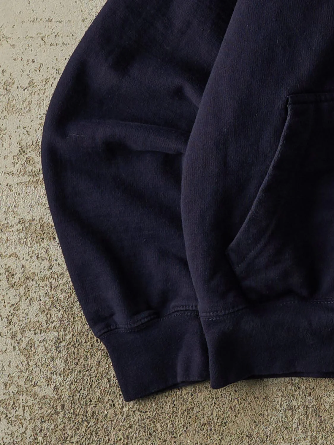Vintage Y2K Navy Blue Ocean City Maryland Hoodie (XXS) - Image 3
