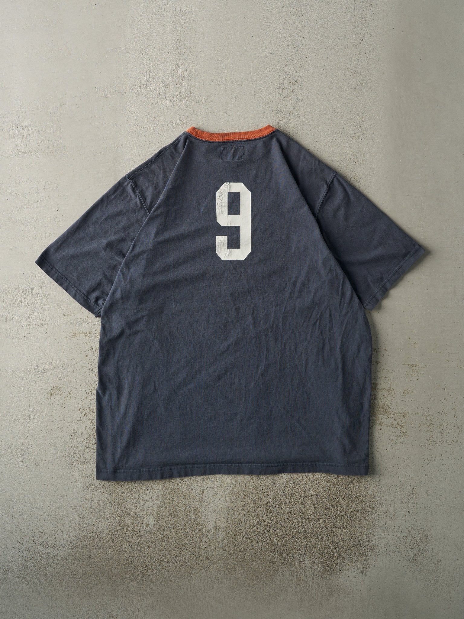 Vintage Y2K Navy Blue & Orange American Eagle Tee (XXL/XXXL) - Image 2