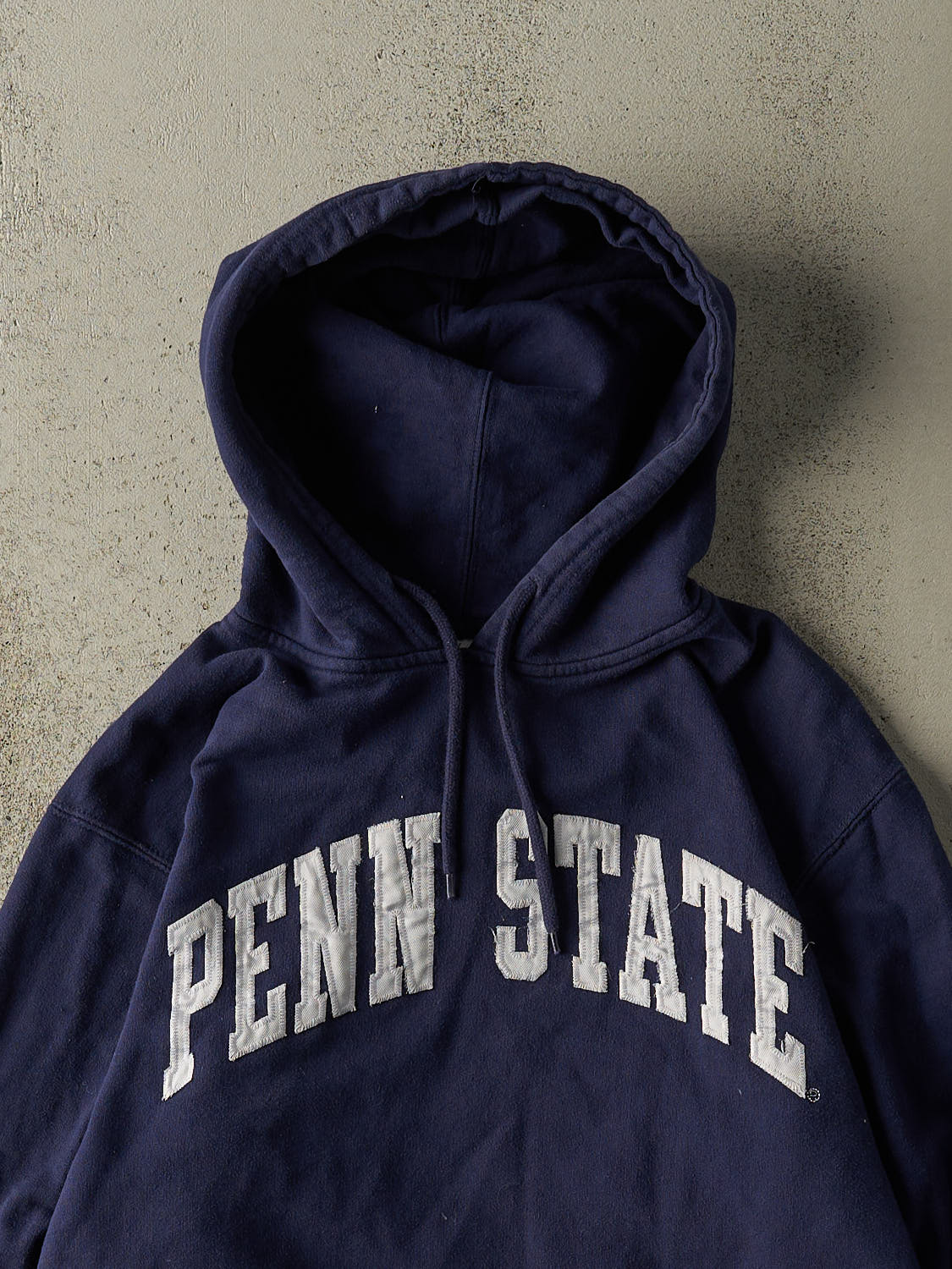 Vintage Y2K Navy Blue Penn State Embroidered Hoodie (S) - Image 2