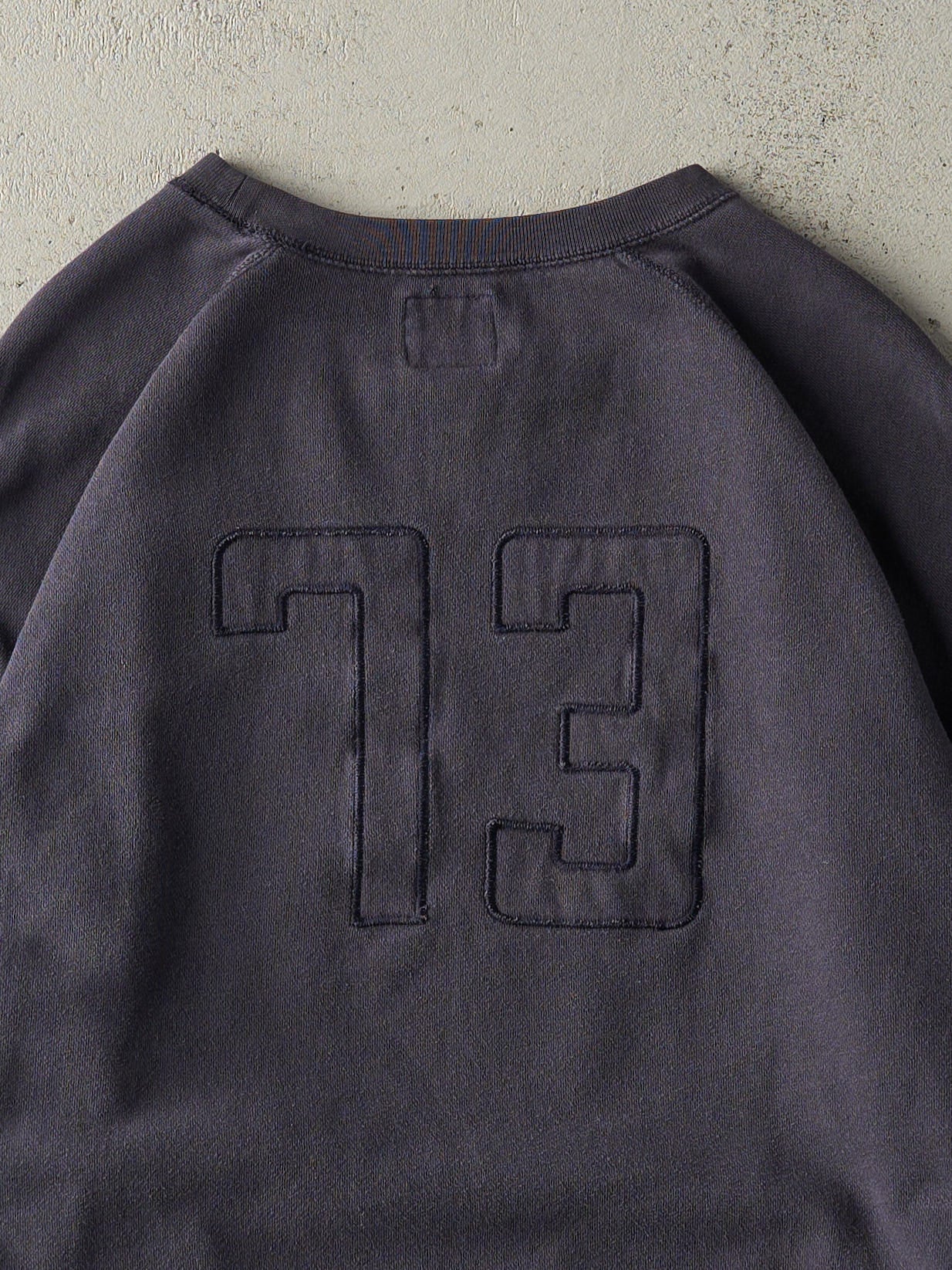 Vintage Y2K Navy Blue Roots Embroidered Boxy Crewneck (L) - Image 4