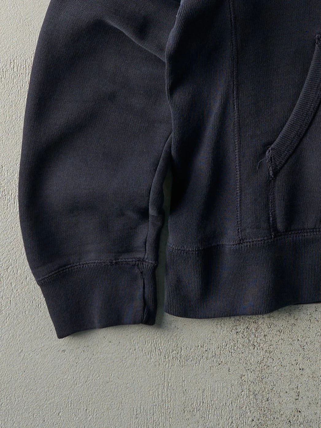 Vintage Y2K Navy Blue Roots Zip Up Boxy Hoodie (S/M) - Image 3