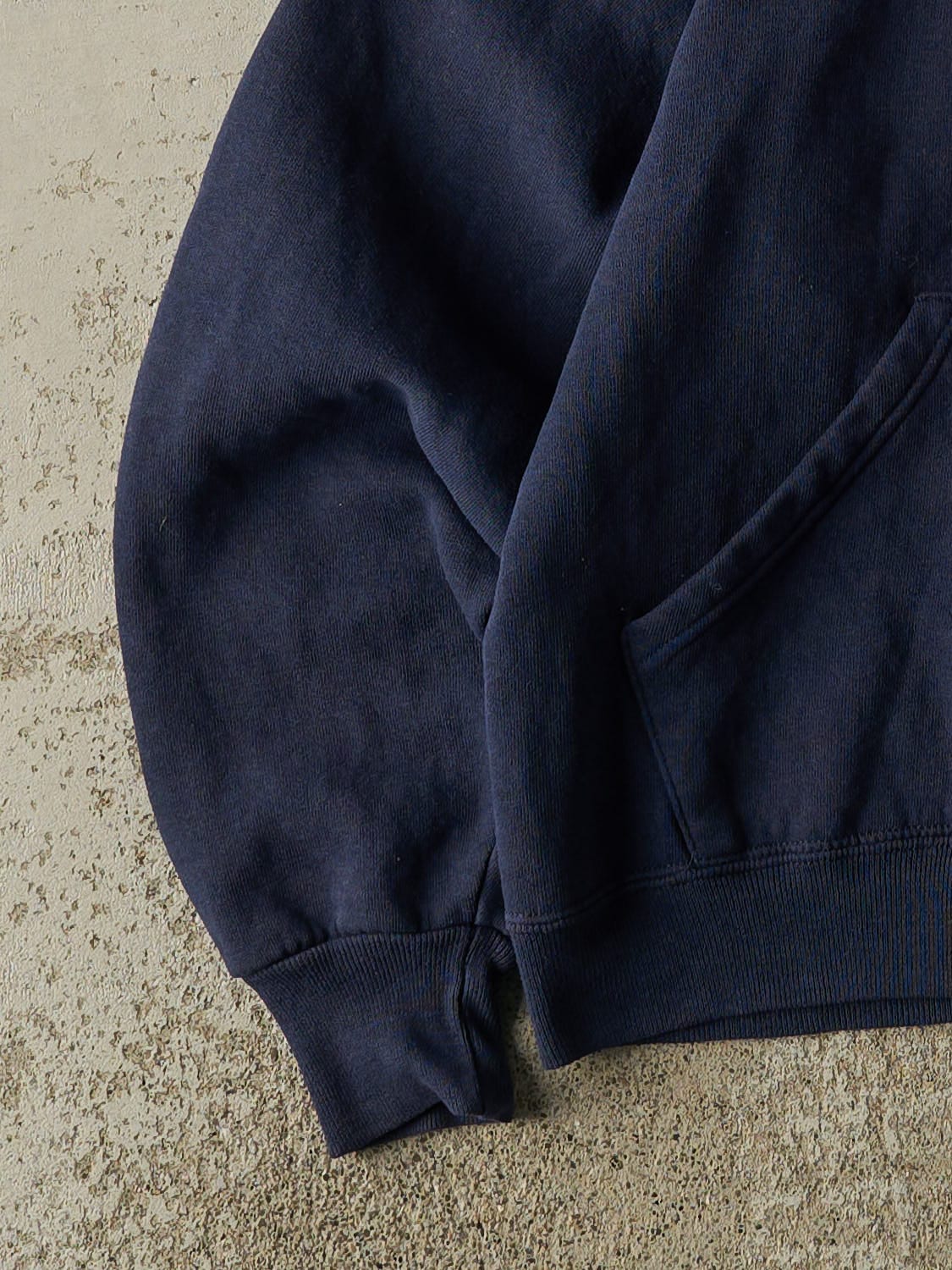Vintage Y2K Navy Blue Russell Athletic Best Blue Devils Hoodie (XS) - Image 3