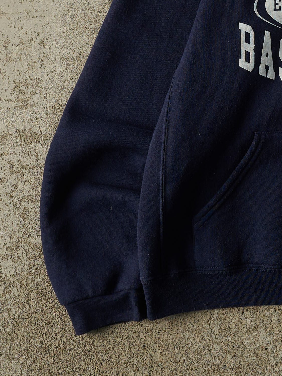 Vintage Y2K Navy Blue Russell Athletic Grizzlies Basketball Hoodie (XS) - Image 3