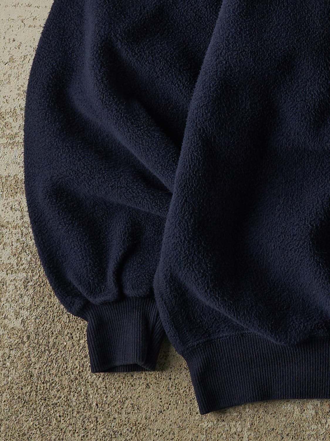 Vintage Y2K Navy Blue RVYC Inside Out Crewneck (M) - Image 3