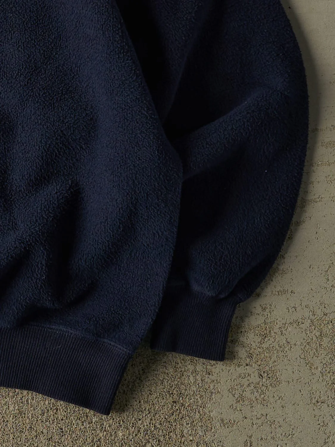 Vintage Y2K Navy Blue RVYC Inside Out Crewneck (M) - Image 4