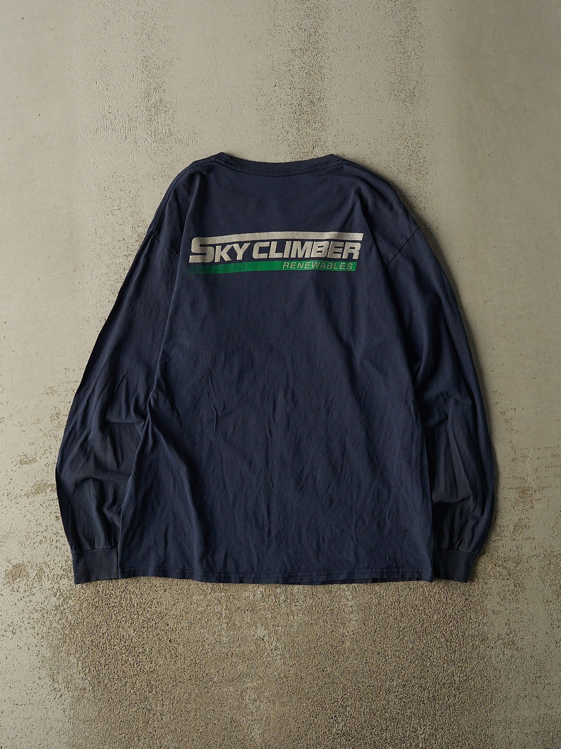 Vintage Y2K Navy Blue Sky Climber Long Sleeve (M/L) - Image 2