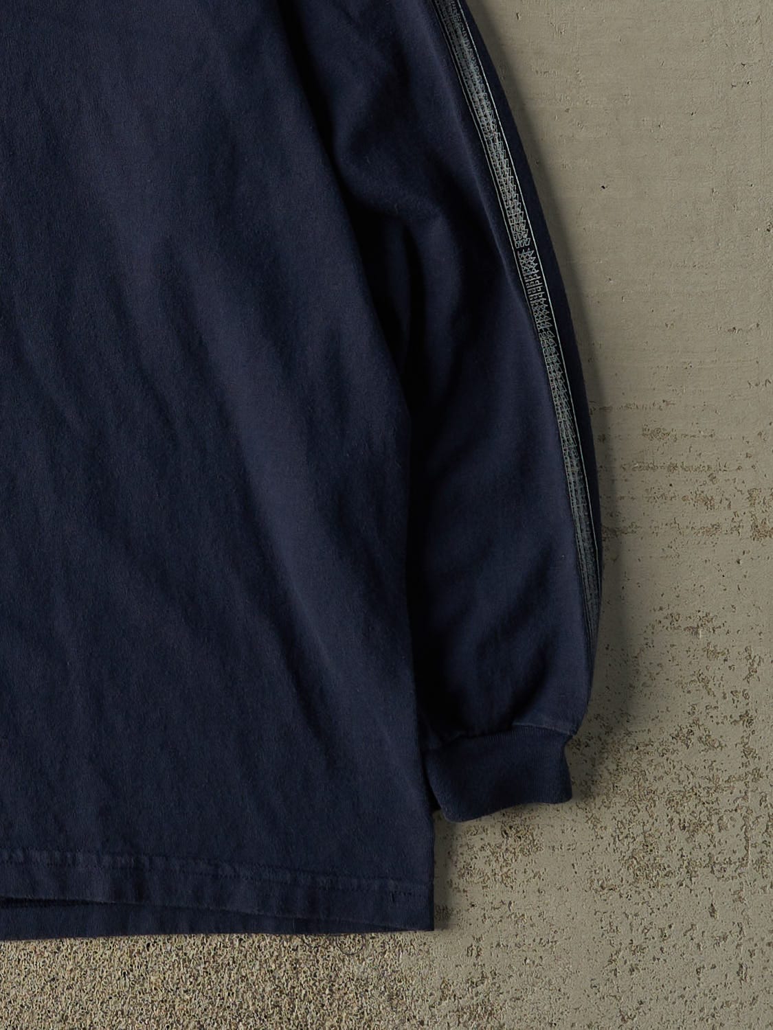 Vintage Y2K Navy Blue Starter Long Sleeve (XL) - Image 4