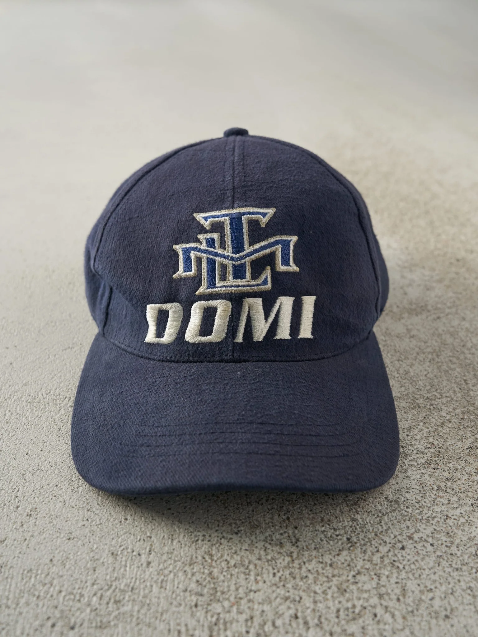 Vintage Y2K Navy Blue Toronto Maple Leafs Domi Velcro Hat