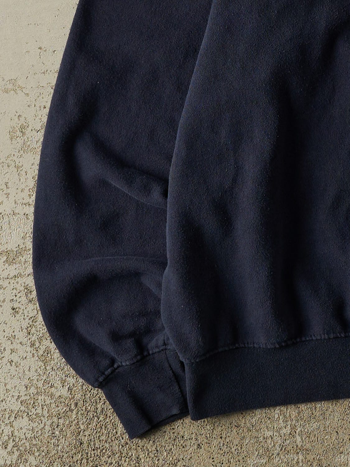 Vintage Y2K Navy Blue University of Michigan Embroidered Crewneck (M/L) - Image 3
