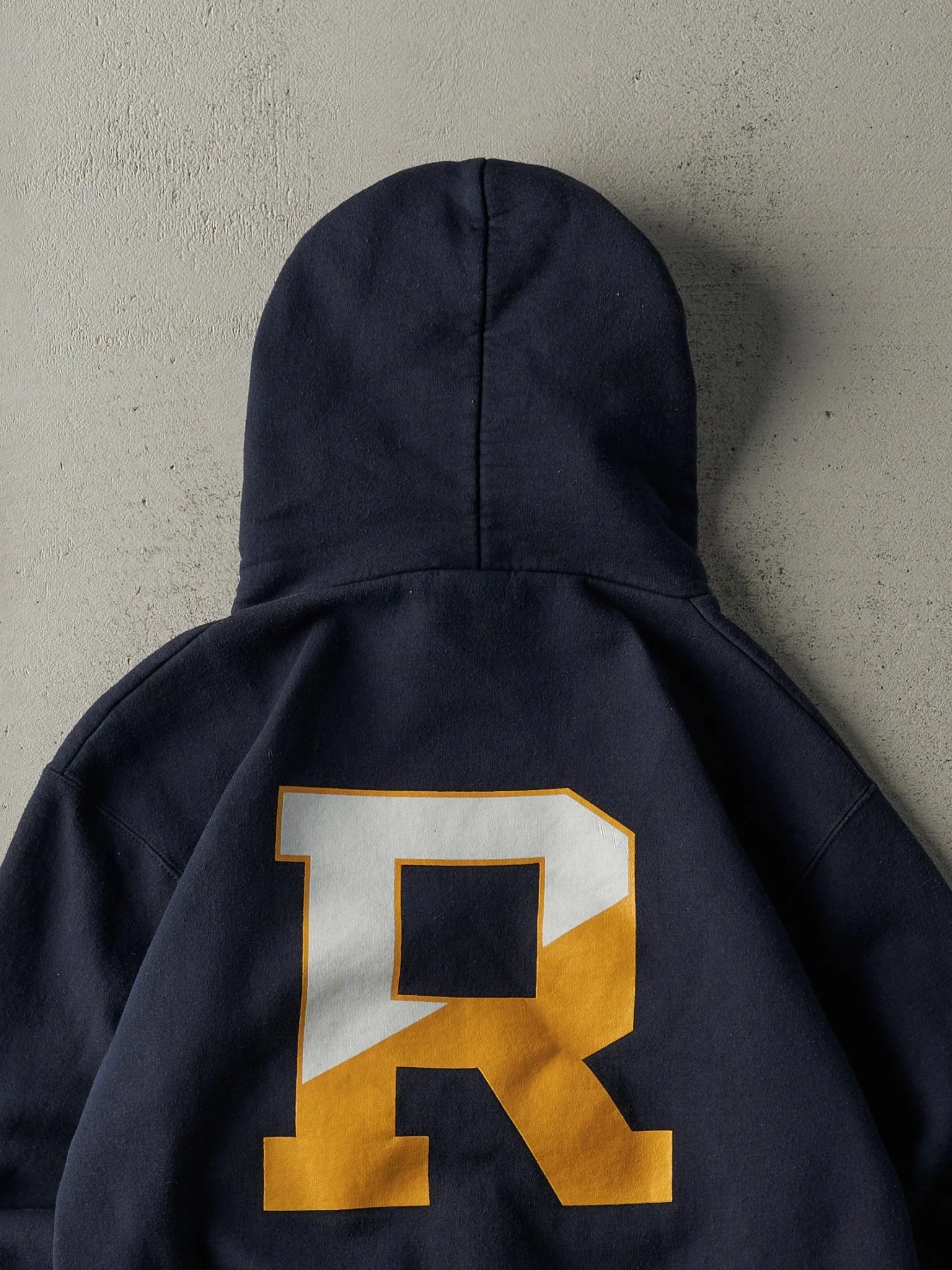 Vintage Y2K Navy Blue University of Rochester Hoodie (M) - Image 4