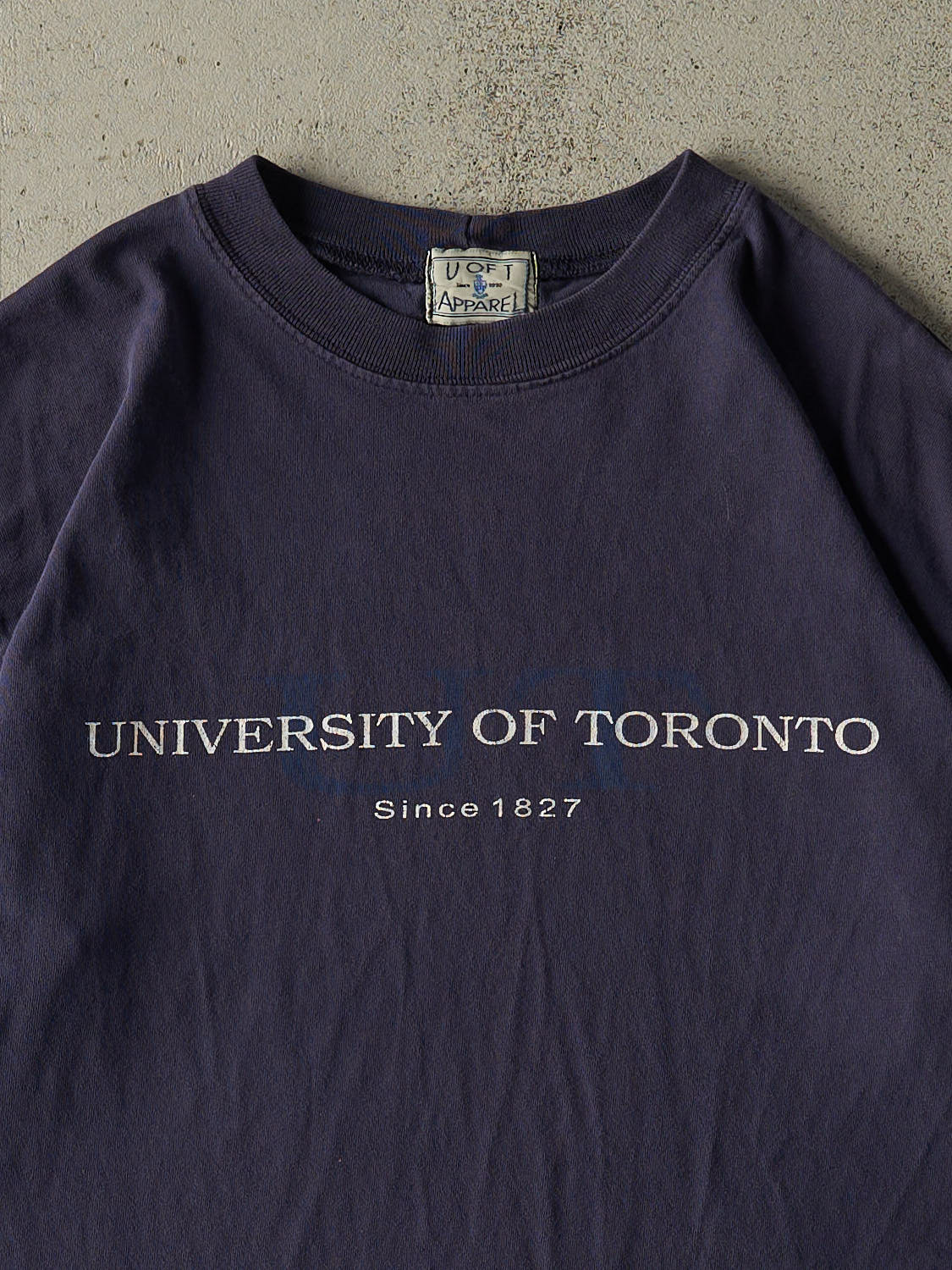 Vintage Y2K Navy Blue University Of Toronto Tee (L) - Image 2