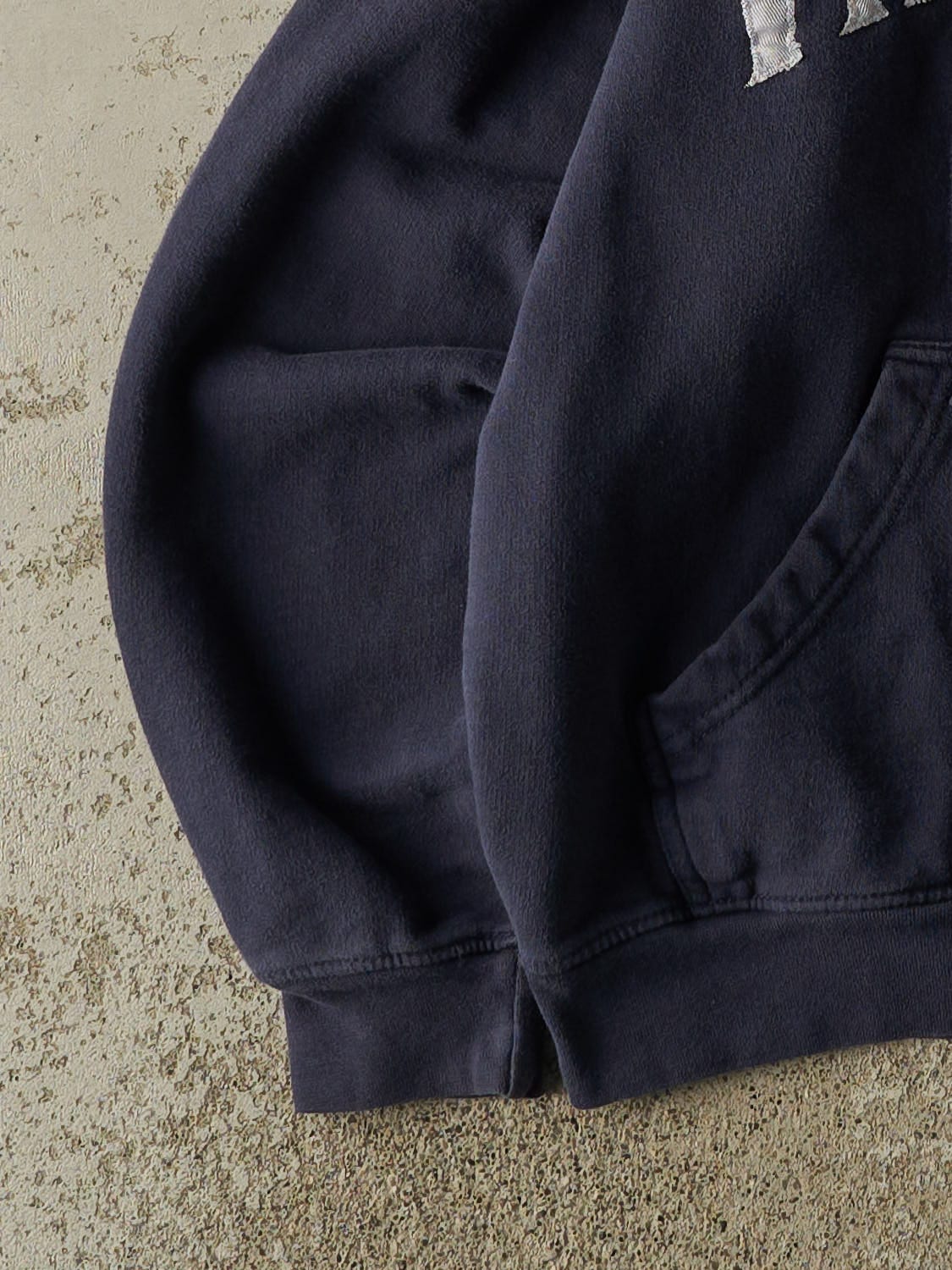 Vintage Y2K Navy Blue Villanova University Embroidered Hoodie (XXS/XS) - Image 3