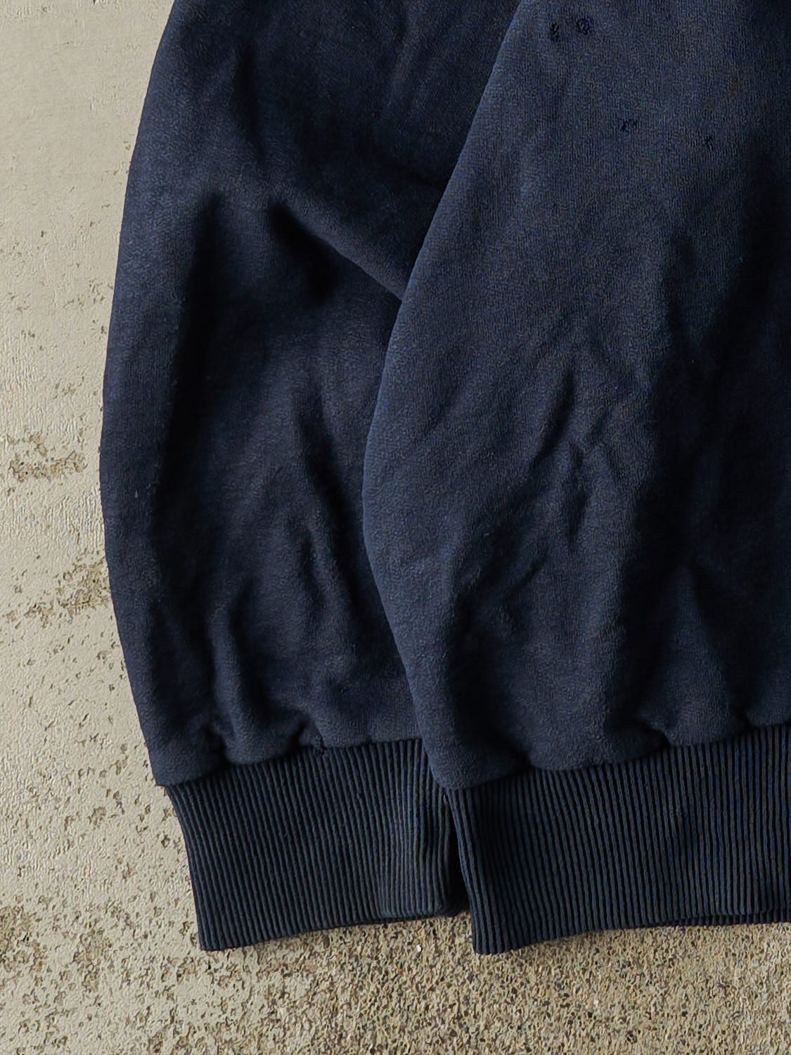Vintage Y2K Navy Blue Wind River Embroidered Quarter Zip (XL/XXL) - Image 3