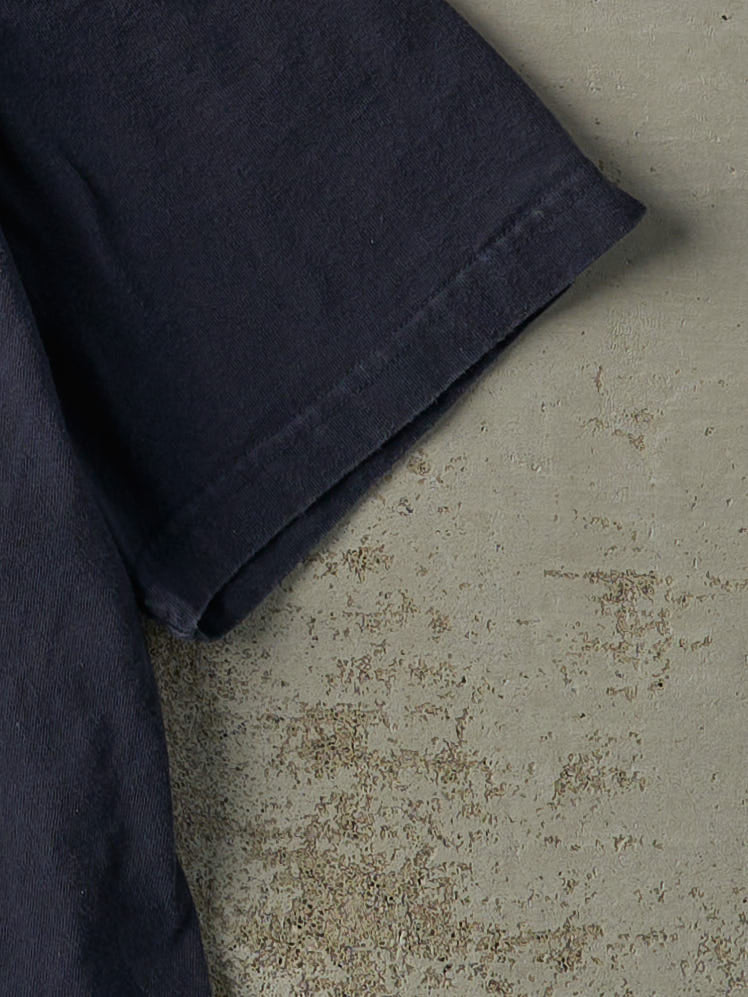 Vintage Y2K Navy Blue Carhartt Pocket Tee (L/XL) - Image 3