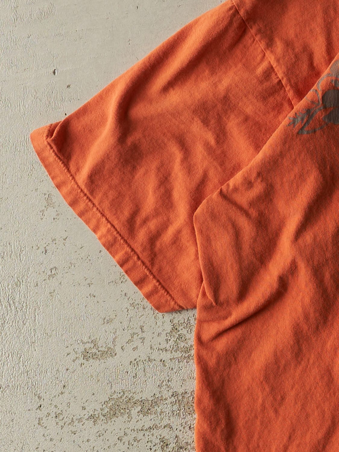 Vintage 90s Orange Old Navy Tee (XXL) - Image 3
