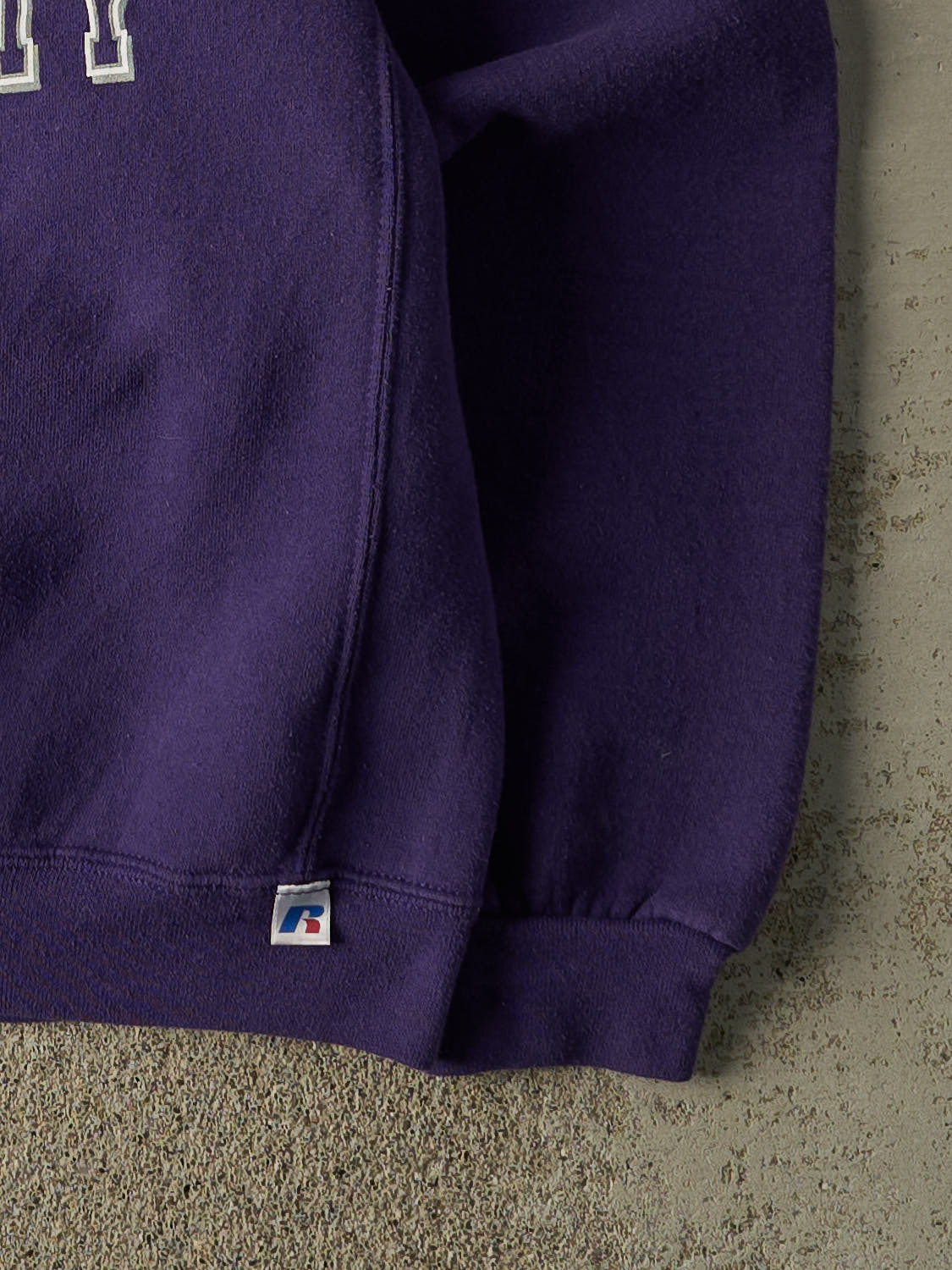 Vintage Y2K Purple Russell Athletic Bluffton University Crewneck (XS/S) - Image 4