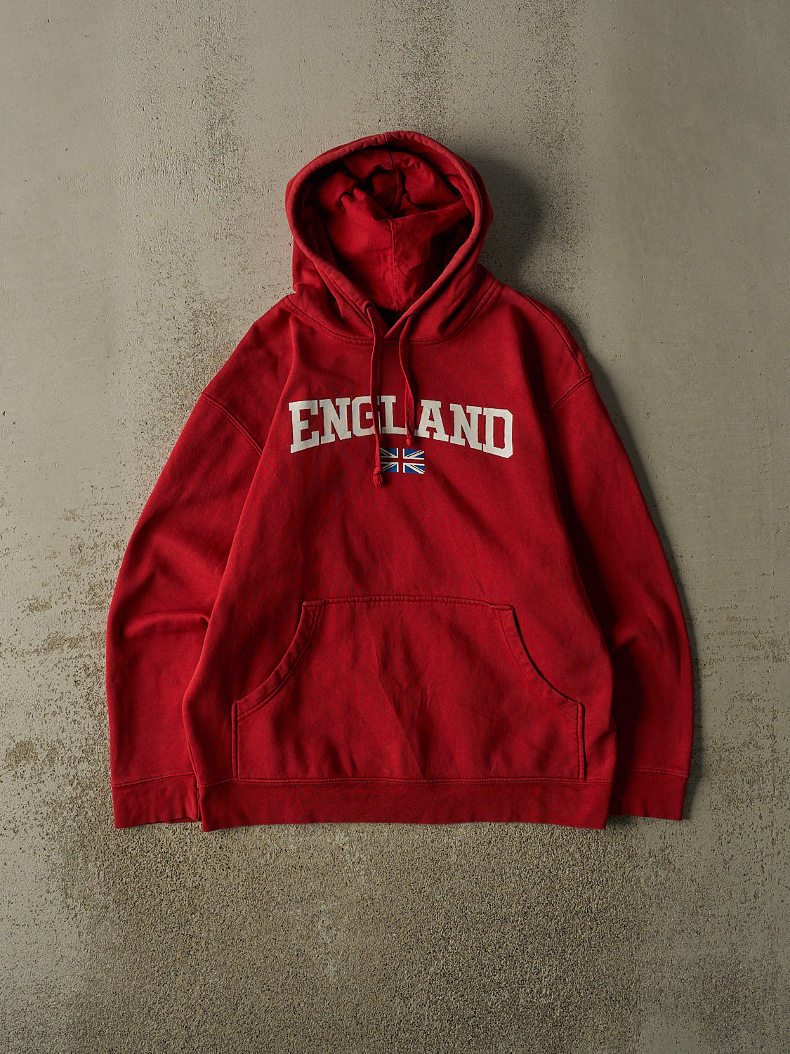 Vintage Y2K Red England Hoodie (M/L)