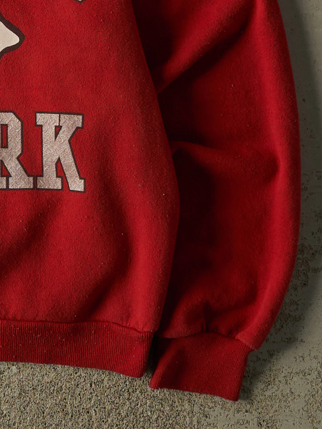 Vintage Y2K Red Kansas City Chiefs "Gotta Go To Work" Crewneck (XS) - Image 4