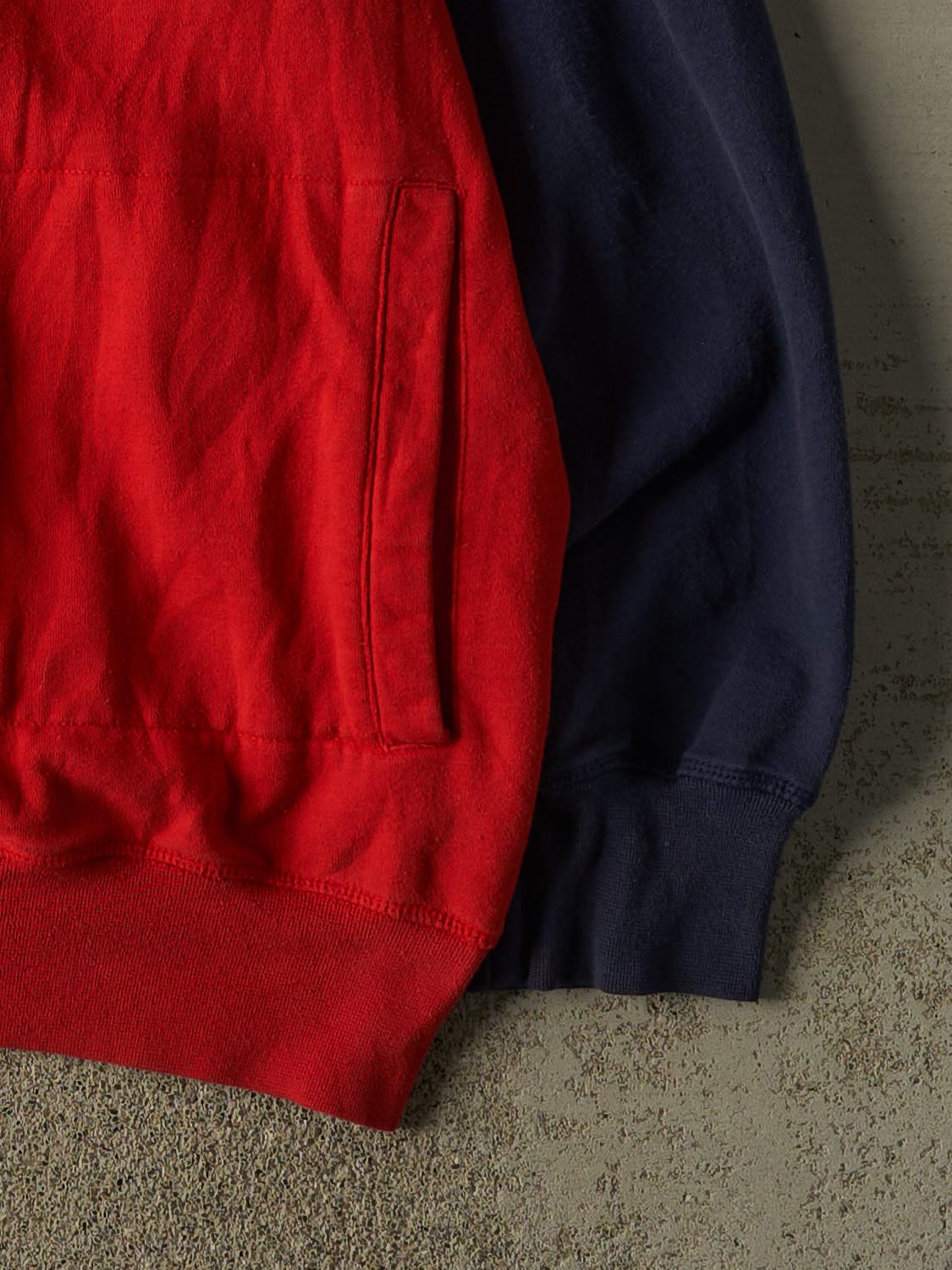 Vintage Y2K Red & Navy Washington Capitals Zip Up Hoodie (XXXL) - Image 4