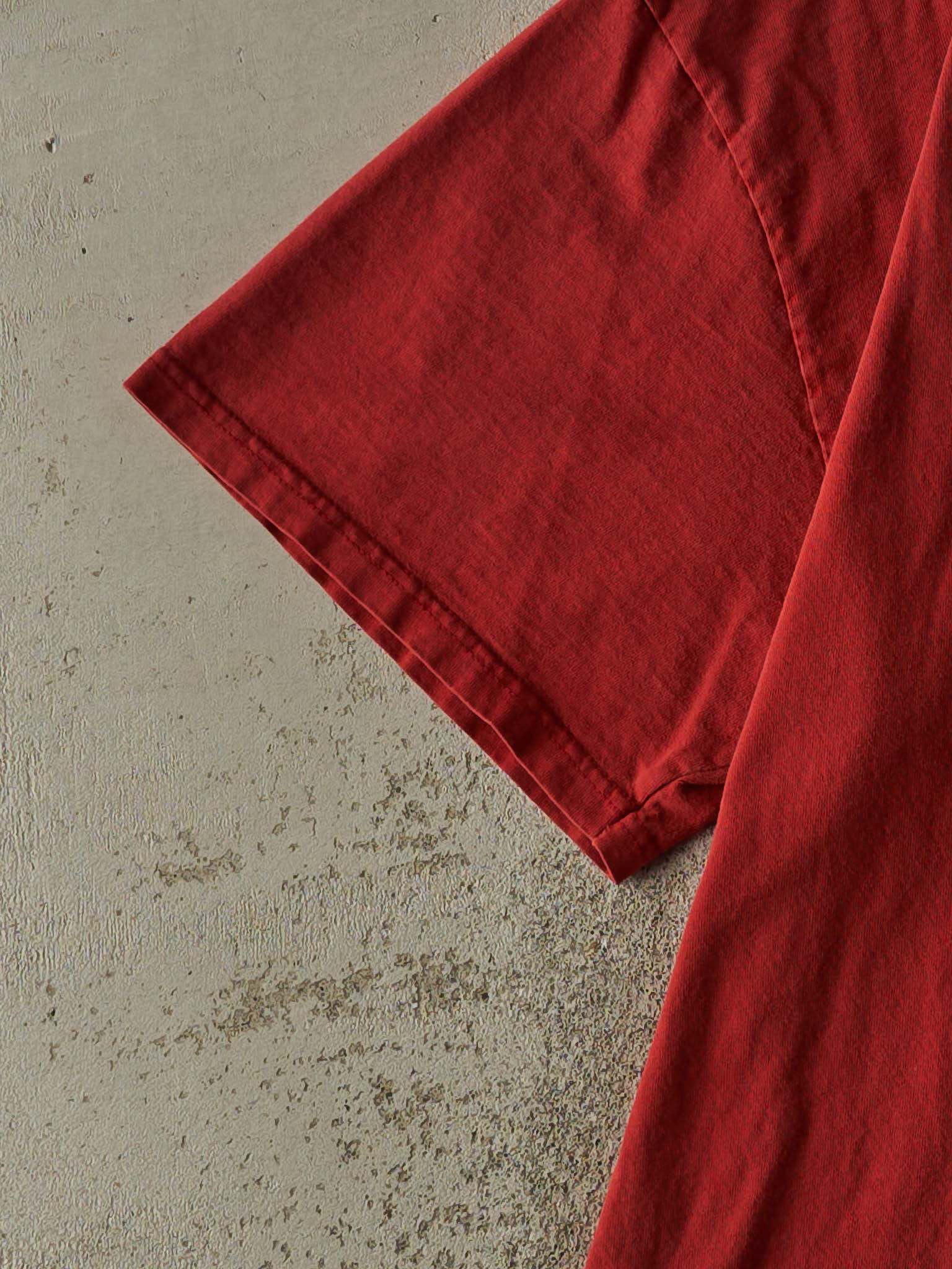 Vintage Y2K Red Nike Embroidered Swoosh Tee (XL/XXL) - Image 3