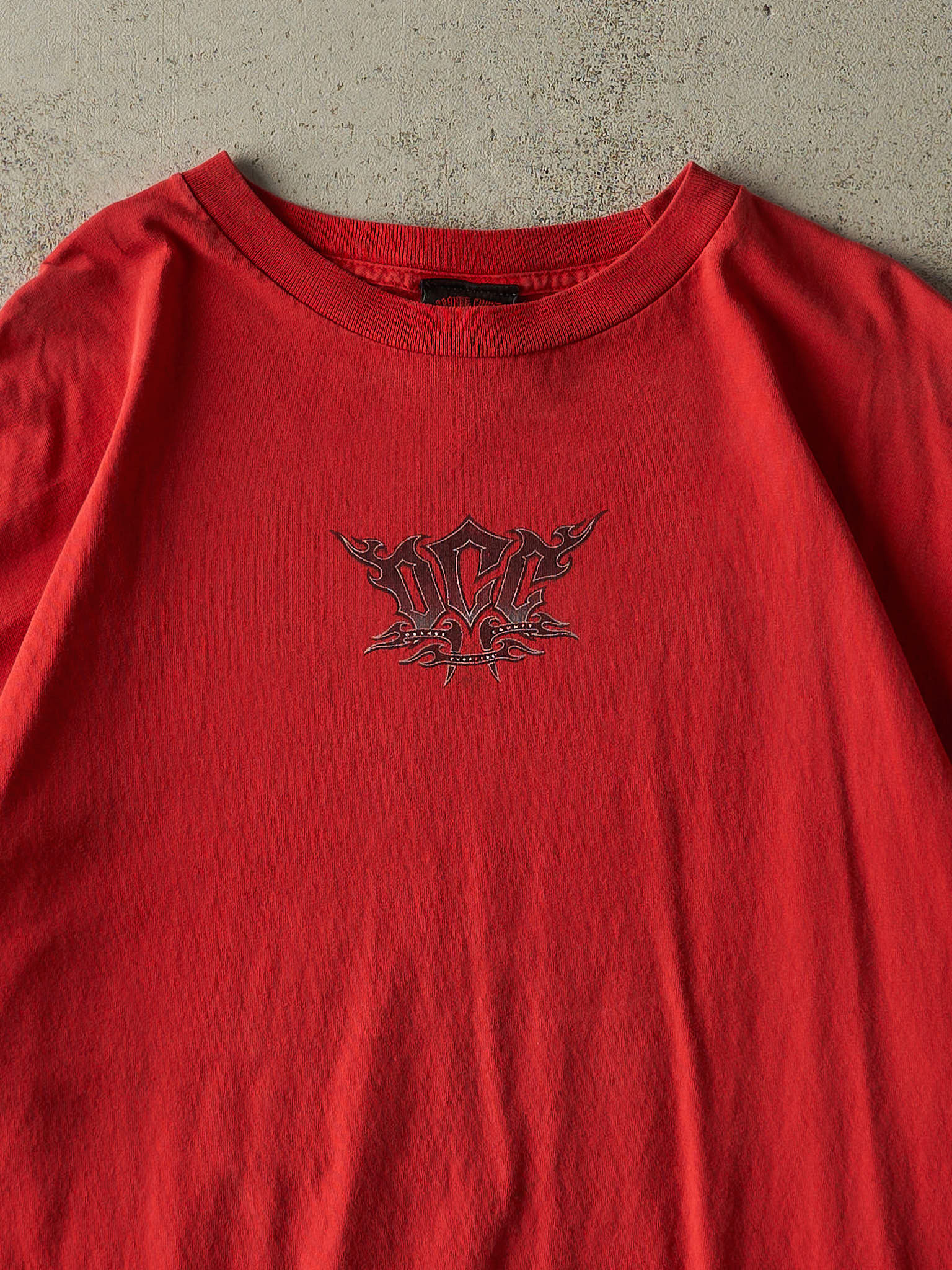 Vintage Y2K Red Orange County Choppers Tee (XXL) - Image 3