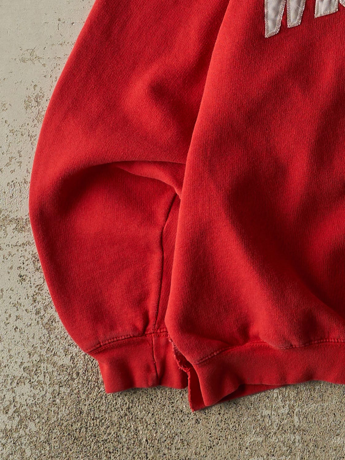 Vintage Y2K Red University of Wisconsin Embroidered Crewneck (S) - Image 3