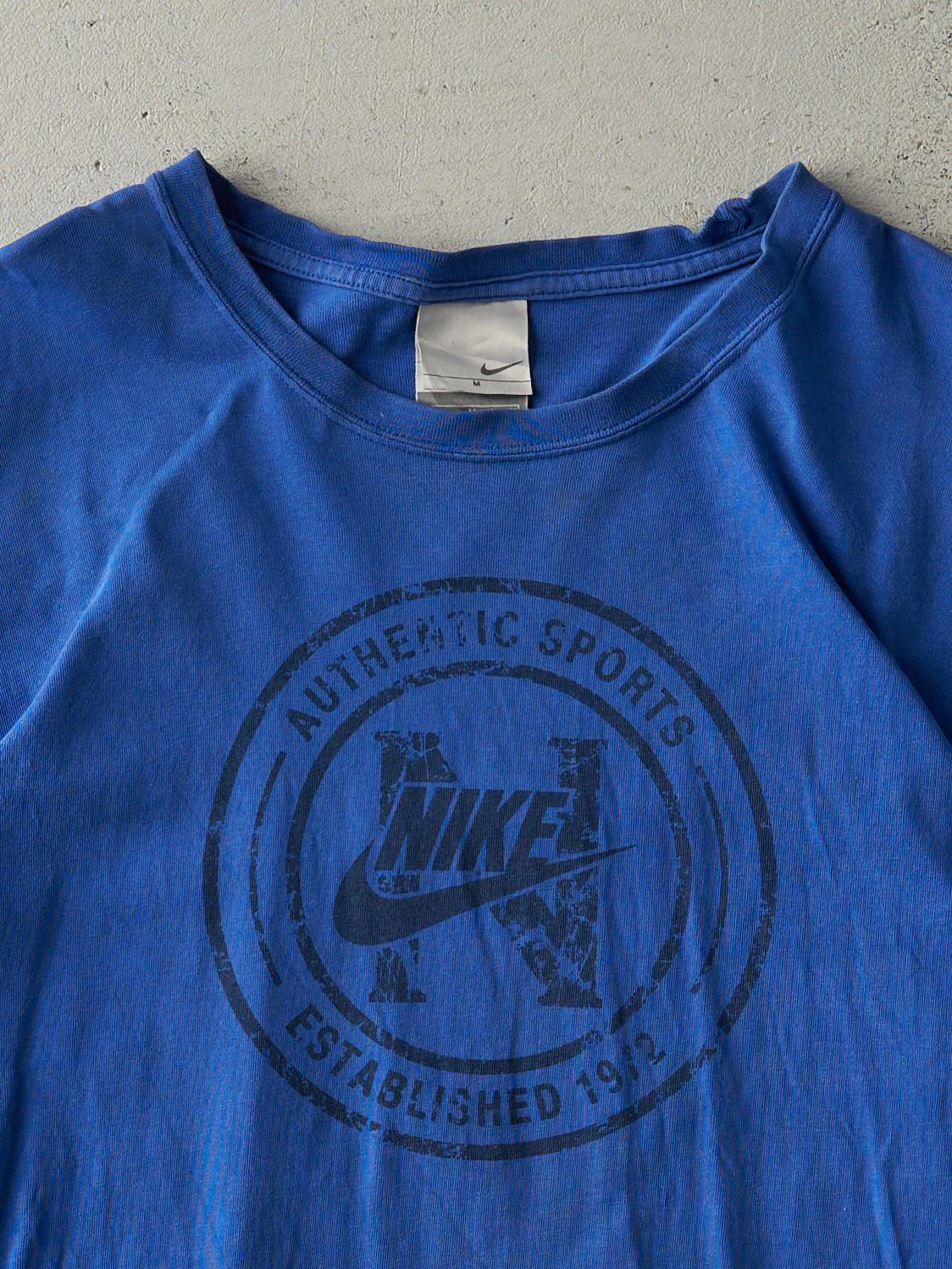 Vintage Y2K Royal Blue Nike Tee (S/M) - Image 2