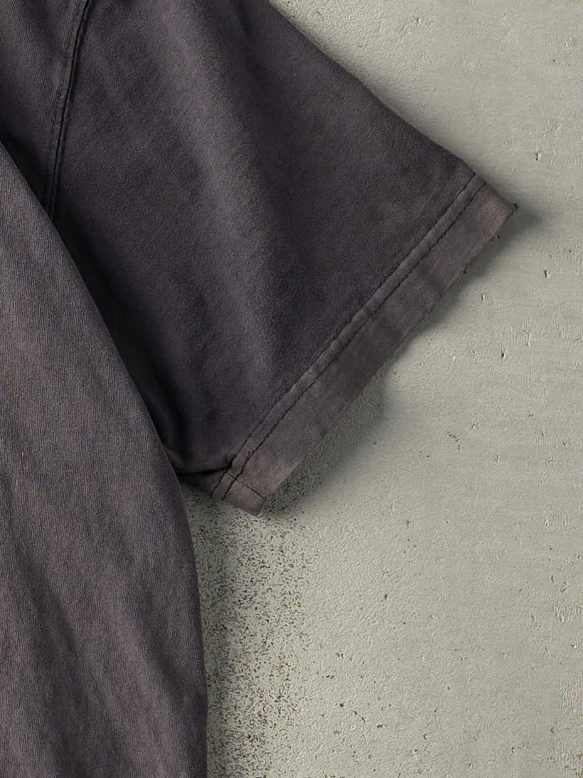 Vintage Y2K Sun Faded Black Carhartt Pocket Tee (L) - Image 3