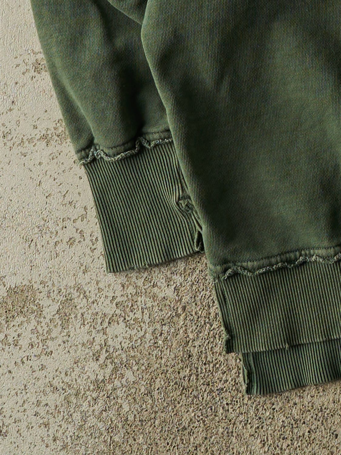 Vintage Y2K Sun Faded Green Blank Crewneck (XXL/XXXL) - Image 3
