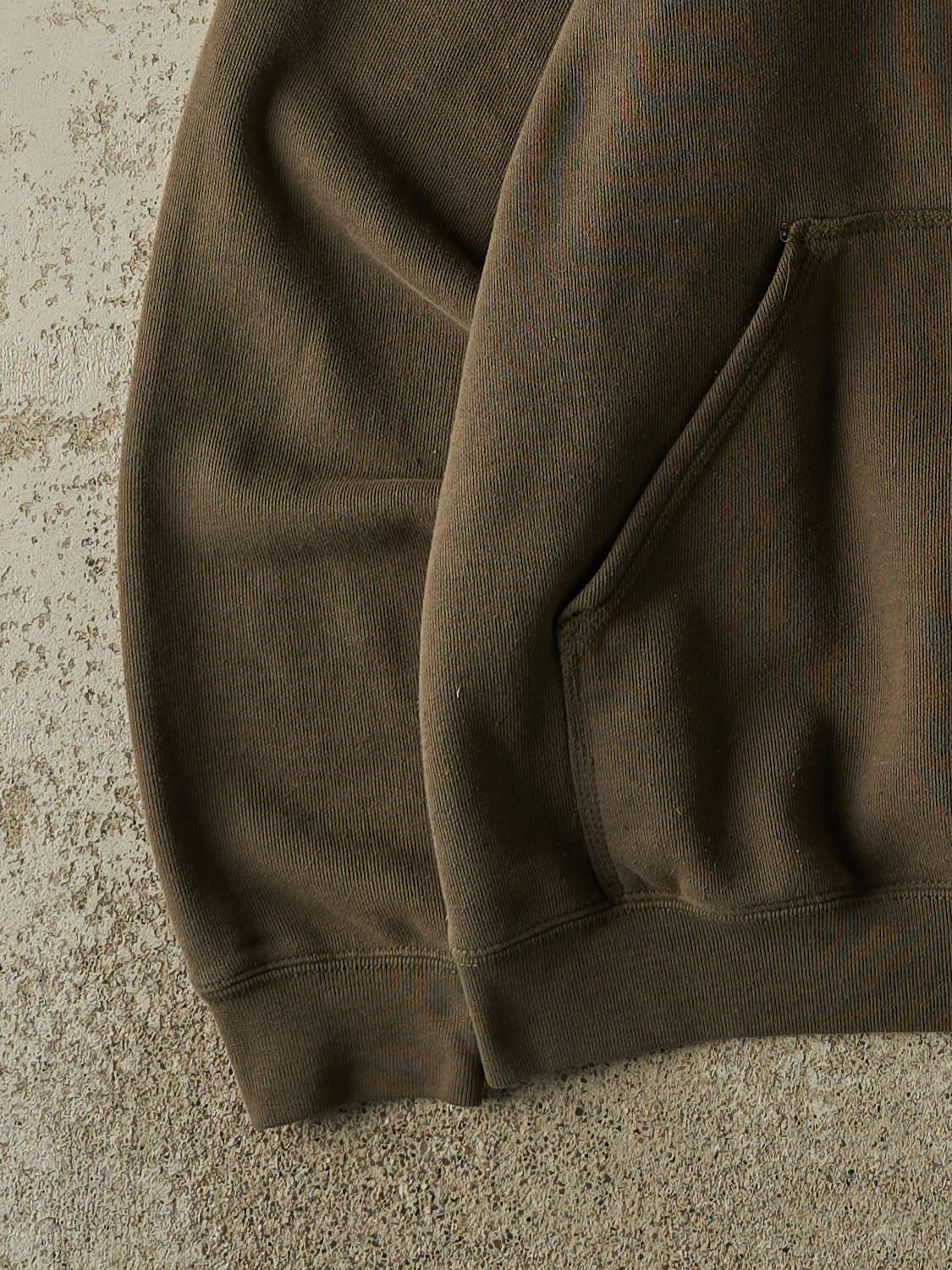 Vintage Y2K Sun Faded Green Carhartt Hoodie (XL) - Image 4