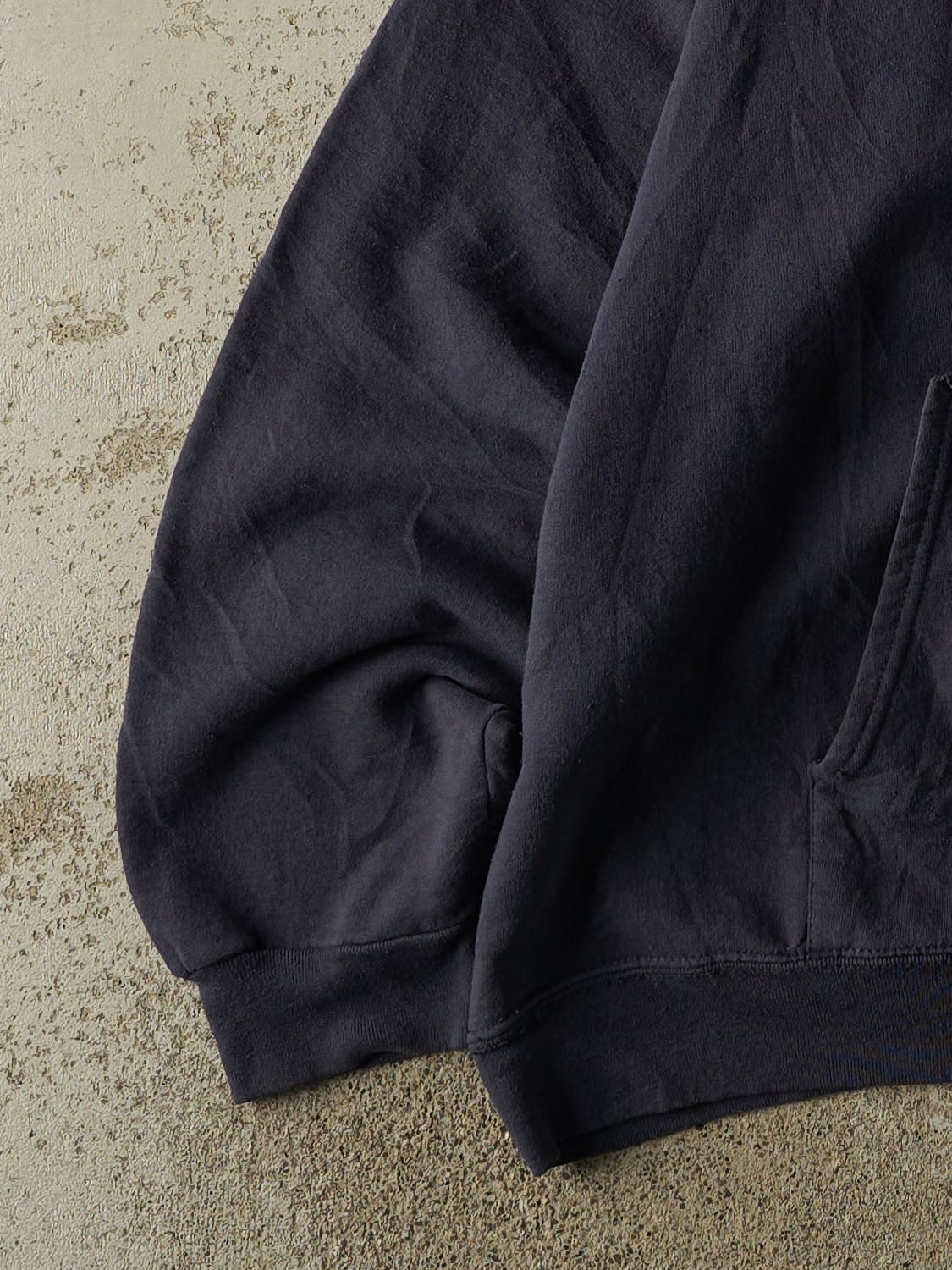 Vintage Y2K Sun Faded Navy Chicago Bears Hoodie (XXL) - Image 3