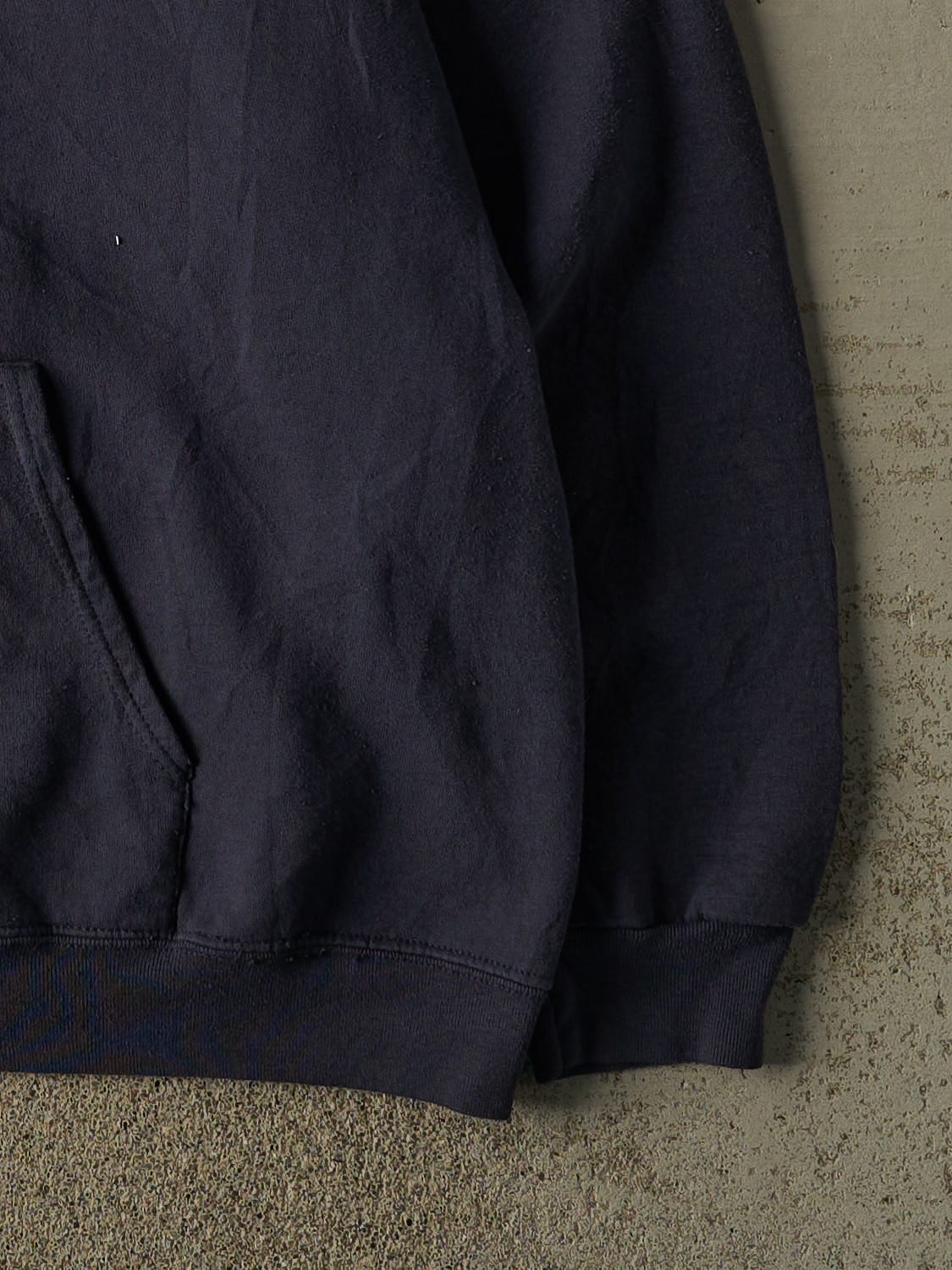 Vintage Y2K Sun Faded Navy Chicago Bears Hoodie (XXL) - Image 4