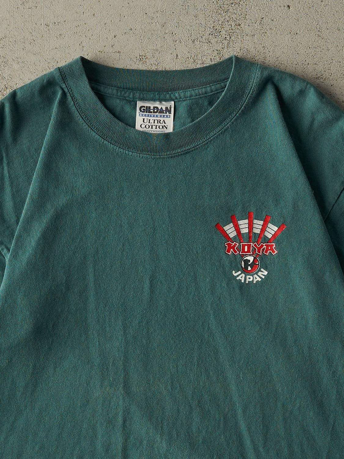 Vintage Y2K Teal Koya Japan Tee (M) - Image 2
