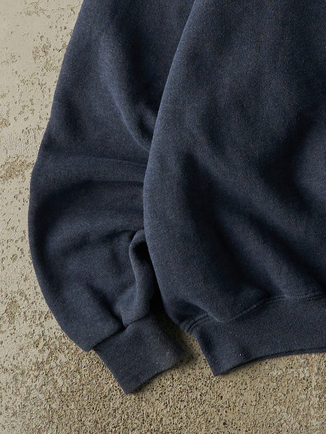 Vintage Y2K Washed Blue Russell Athletic Blank Crewneck (XL) - Image 3