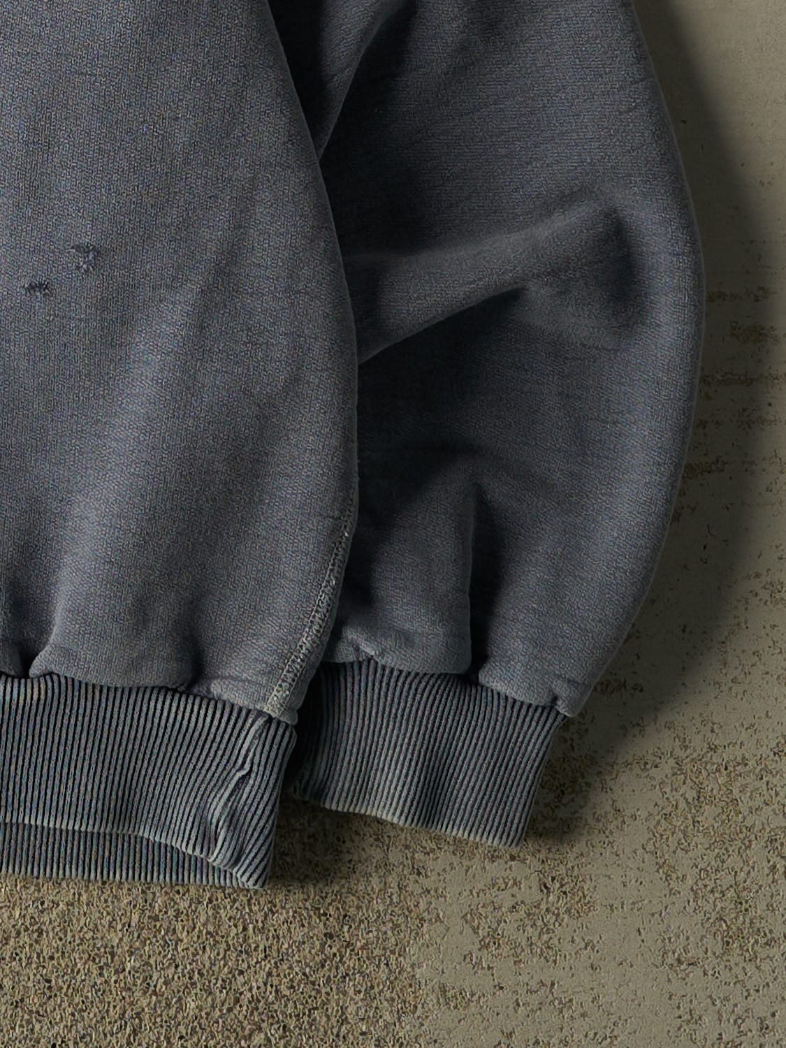 Vintage Y2K Washed Blue Wind River Blank Crewneck (L/XL) - Image 4