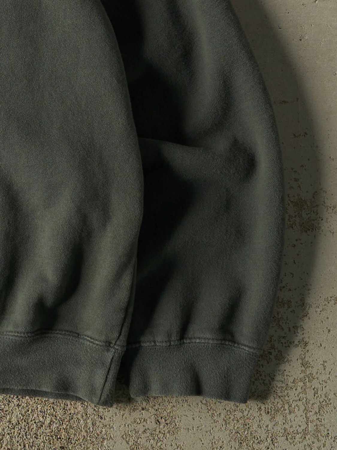 Vintage Y2K Washed Green Blank Crewneck (XXL) - Image 4