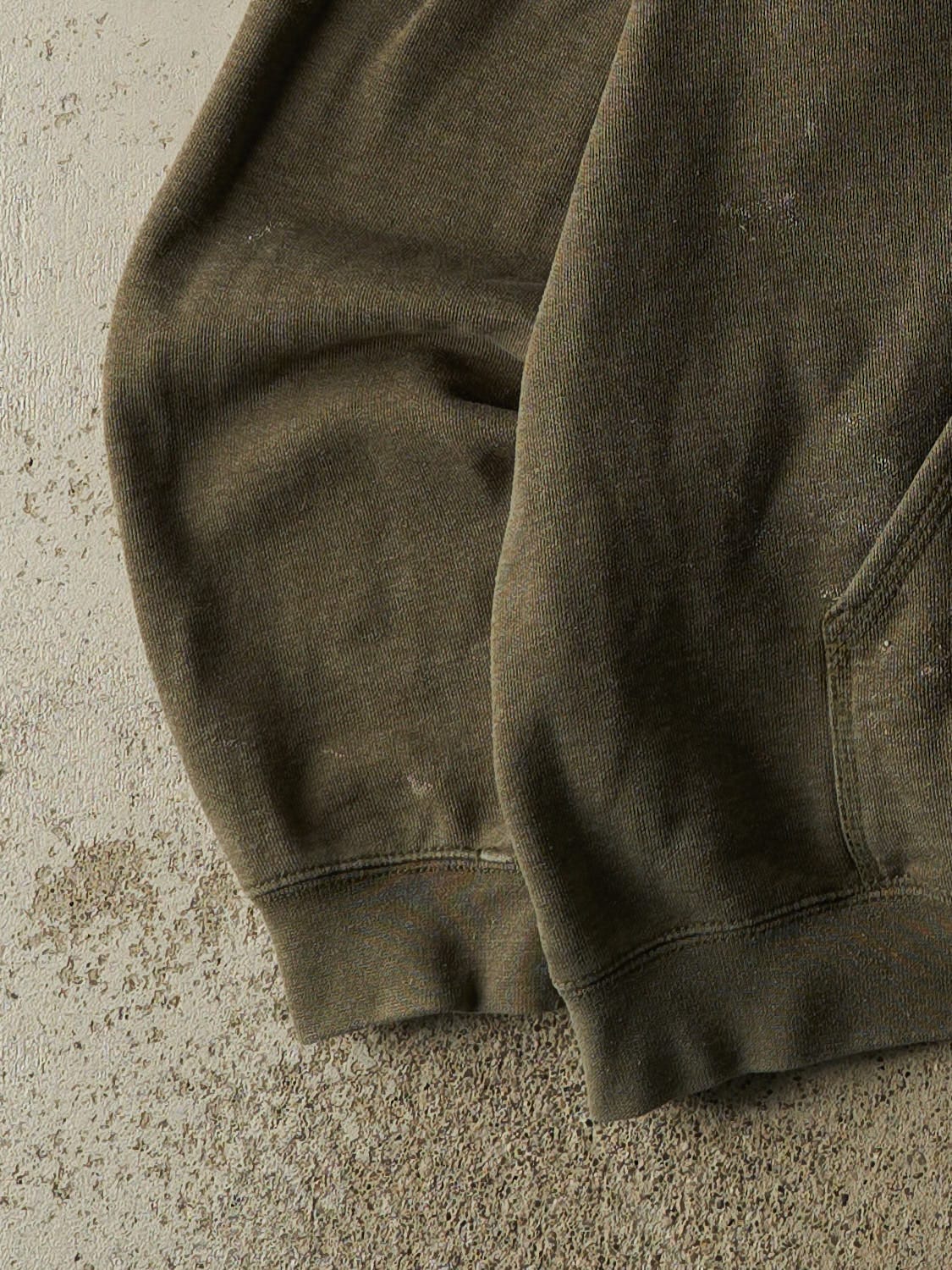 Vintage Y2K Washed Green Carhartt Hoodie (XXL/XXXL) - Image 4