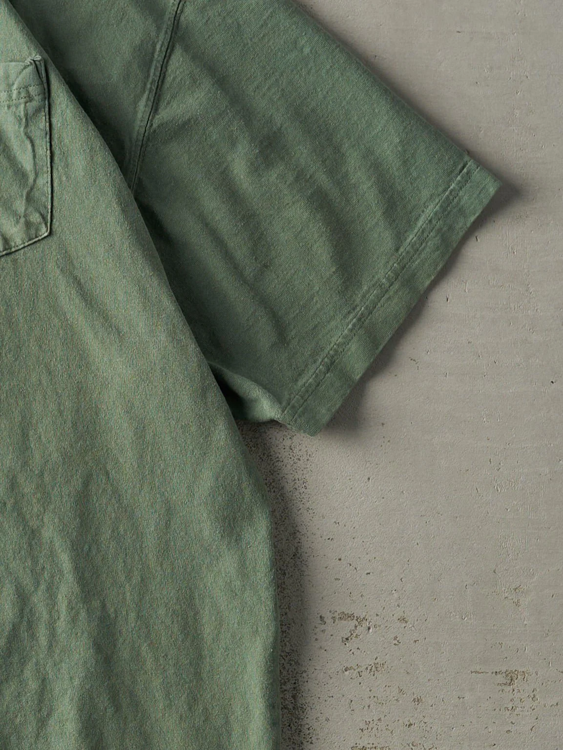 Vintage Y2K Washed Green Carhartt Pocket Tee (XL/XXL) - Image 3