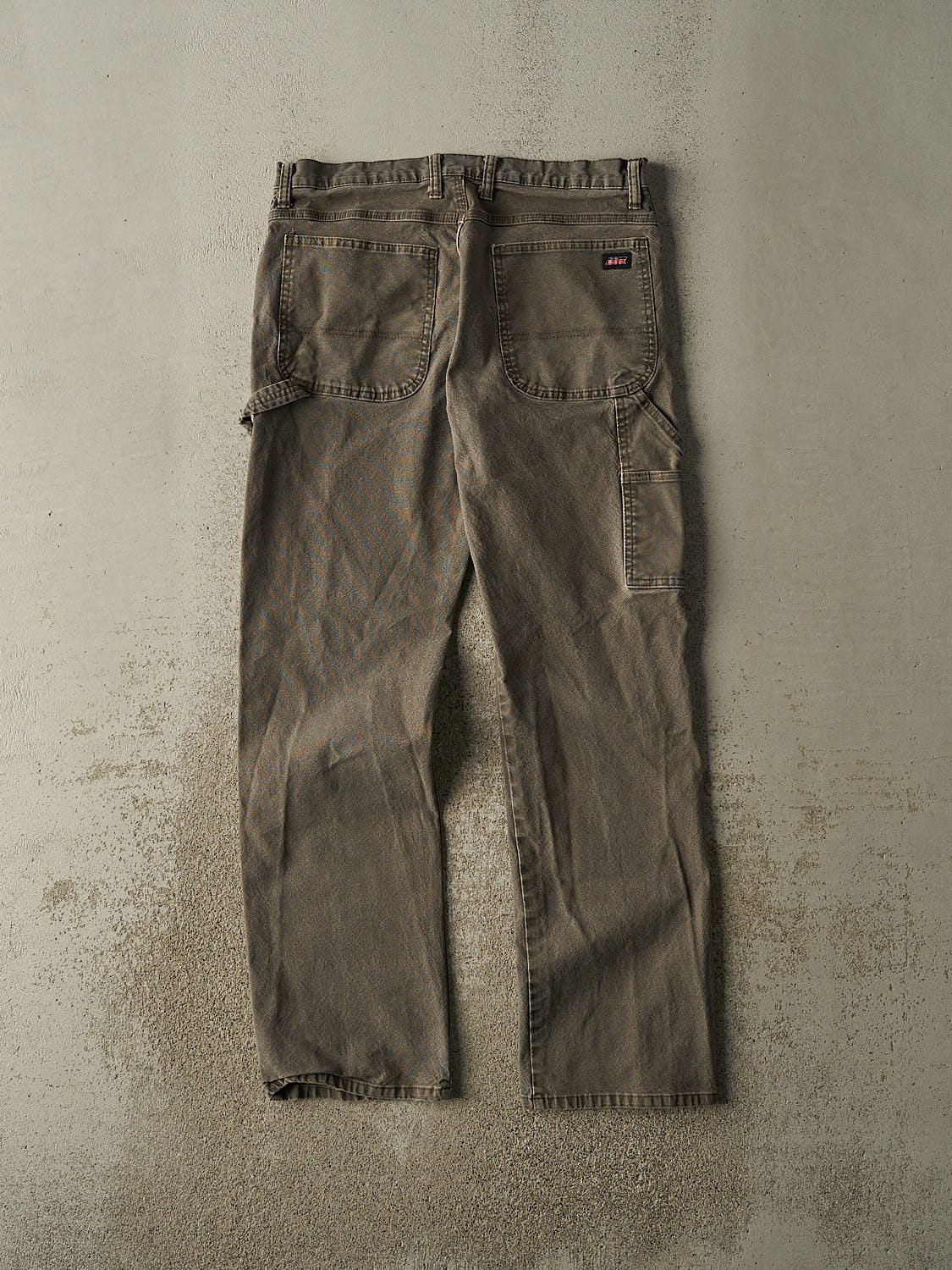 Vintage Y2K Washed Green Dickies Carpenter Pants (33x32.5) - Image 2