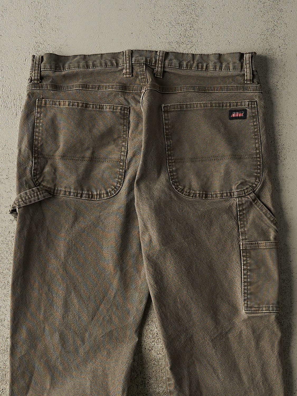 Vintage Y2K Washed Green Dickies Carpenter Pants (33x32.5) - Image 4