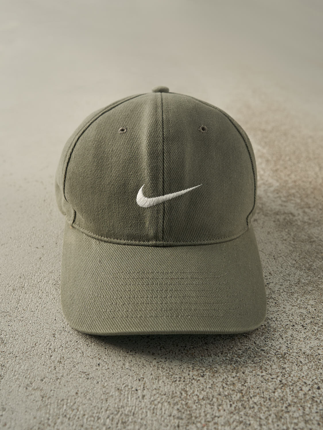 Vintage Y2K Washed Green Nike Snapback